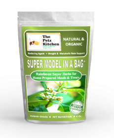 Super Model In A Bottle Weight Support* The Petz Kitchen - Organic & Human Grade Ingredients For Home Prepared Meals & Treats (size: 4 Oz/ Bag)