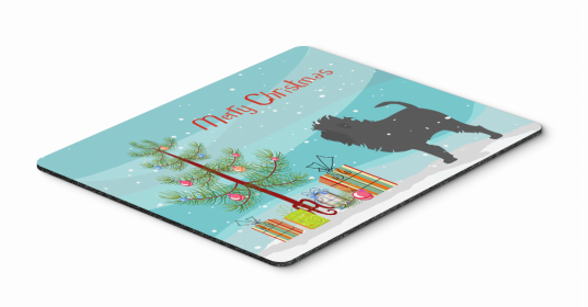 Dog Breed Merry Christmas Tree Mouse Pad, Hot Pad or Trivet (Color: Affenpinscher, size: 9.5 x 8)