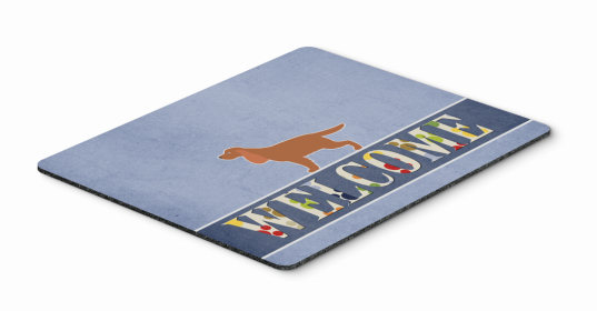 Dog Breed Welcome Mouse Pad, Hot Pad or Trivet (Color: English Cocker Spaniel, size: 9.5 x 8)